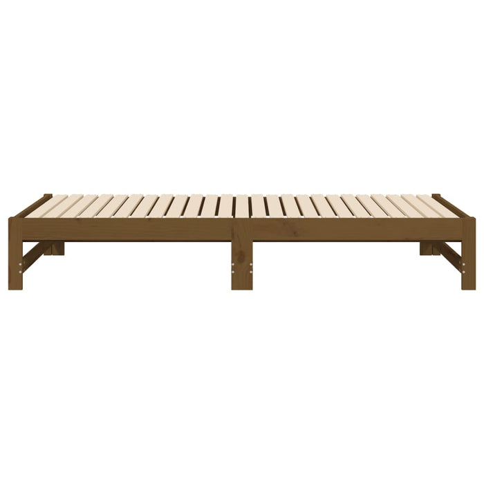 Dormeuse Estraibile Ambra 2x(75x190) cm Legno Massello di Pino 823422