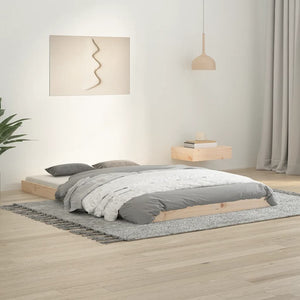 Letto senza Materasso 120x190 cm in Legno Massello di Pino 823474