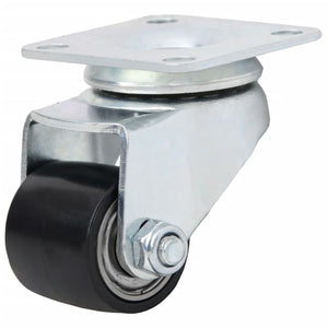 Giroletto Nero 100x200 cm in Legno Massello di Pino 823493