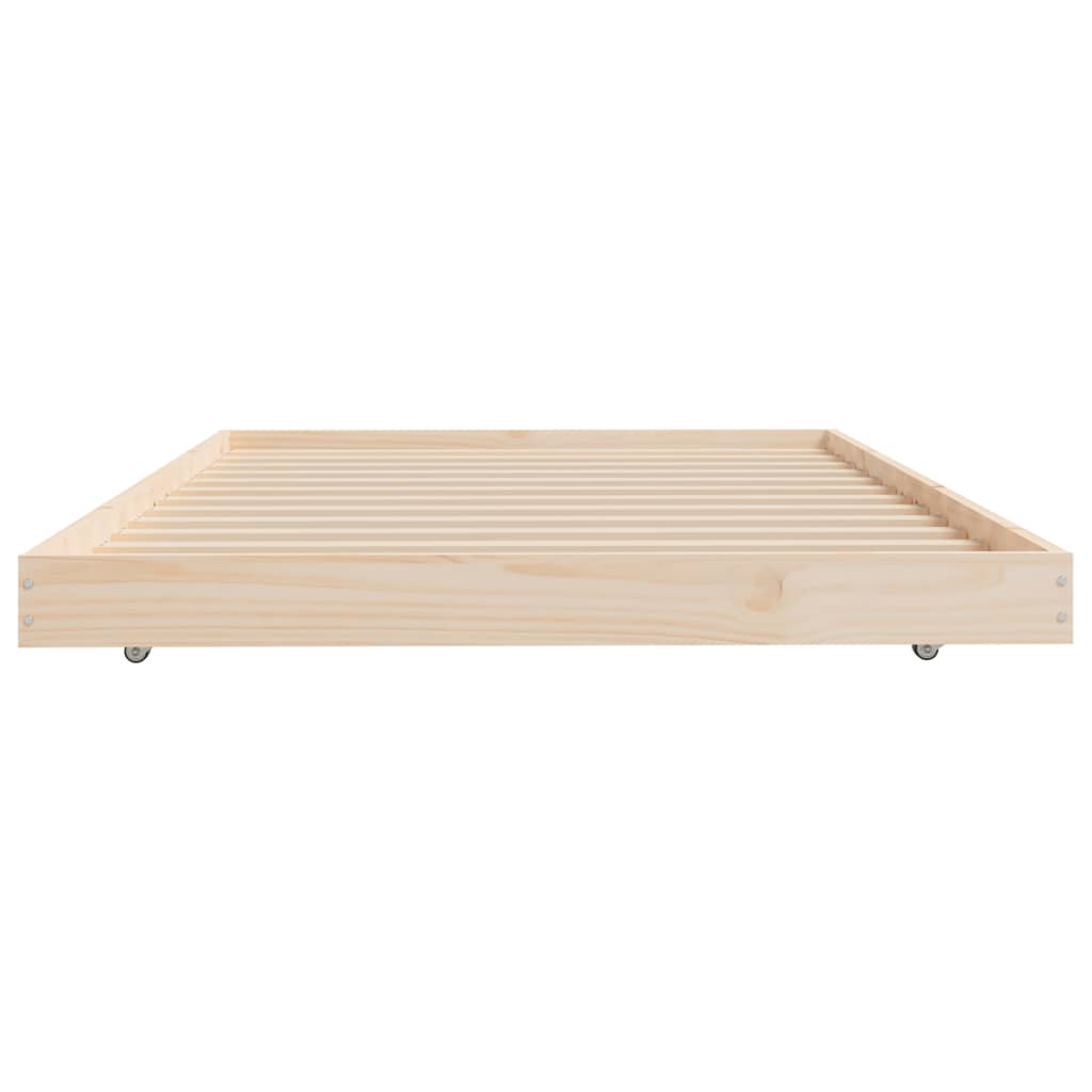 Giroletto senza Materasso 90x200 cm in Legno Massello di Pino 823494