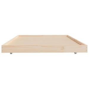 Giroletto senza Materasso 80x200 cm in Legno Massello Pino 823499