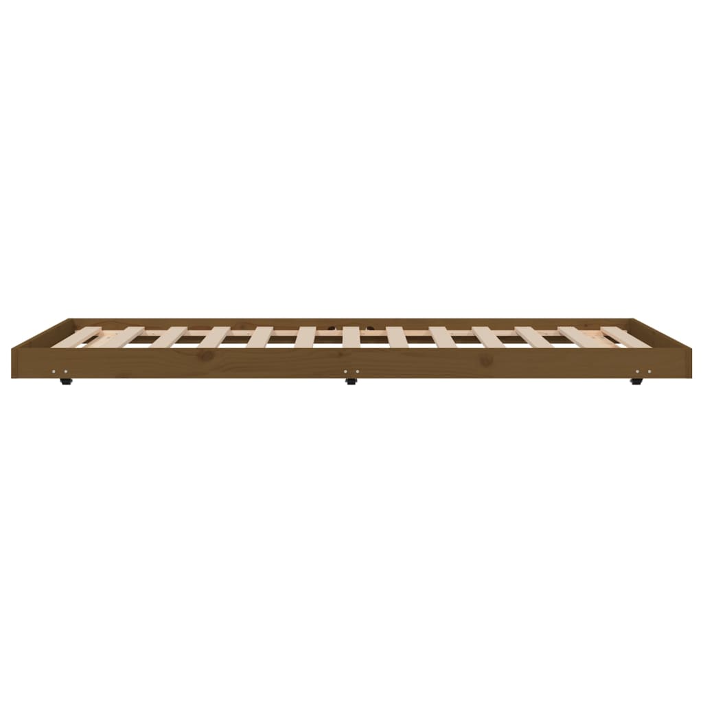 Giroletto Marrone Ambra 80x200 cm in Legno Massello di Pino 823502