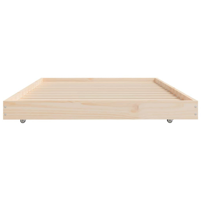 Giroletto senza Materasso 75x190 cm in Legno Massello di Pino 823509