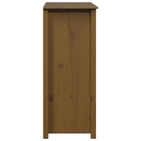 Credenza Marrone Ambra 83x41,5x100 cm in Legno Massello di Pino 823517