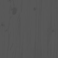 Credenza Grigio 80x35x154 cm in Legno Massello di Pino 823521