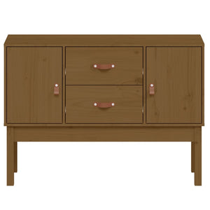 Credenza Marrone Ambra 110x40x78 cm in Legno Massello di Pino 823527