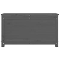 Contenitore Portaoggetti Grigio 80x40x45,5cm Massello di Pino cod mxl 71449