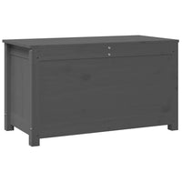 Contenitore Portaoggetti Grigio 80x40x45,5cm Massello di Pino cod mxl 71449