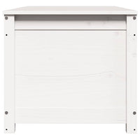 Contenitore Portaoggetti Bianco 110x50x45,5cm Massello di Pino cod mxl 78044