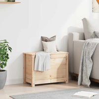 Contenitore Portaoggetti 60x32x45,5 cm Legno Massello Pino cod mxl 78189