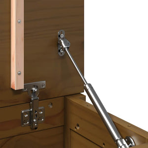 Contenitore Portaoggetti Miele 60x32x45,5cm Legno Massello Pino cod mxl 62565