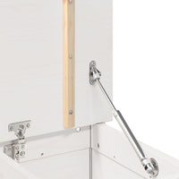 Panca Bianca 110x41x76,5 cm in Legno Massello di Pino 823555