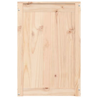 Contenitore per Bucato 44x44x66 cm Legno Massello Pino