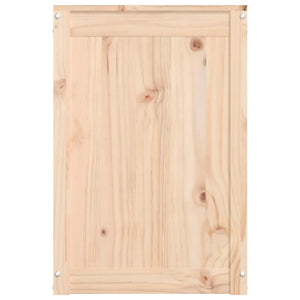 Contenitore per Bucato 44x44x66 cm Legno Massello Pino