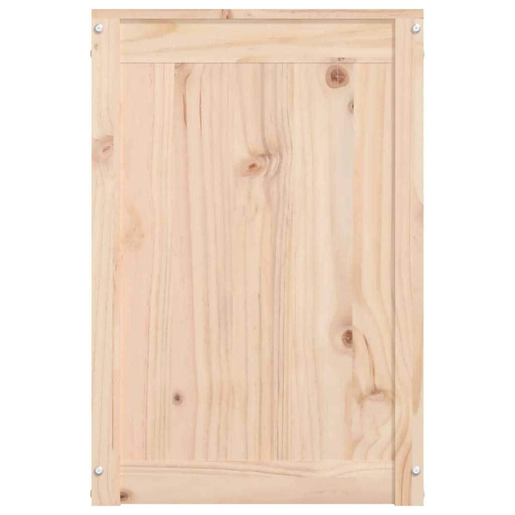 Contenitore per Bucato 88,5x44x66 cm Legno Massello Pino 823569