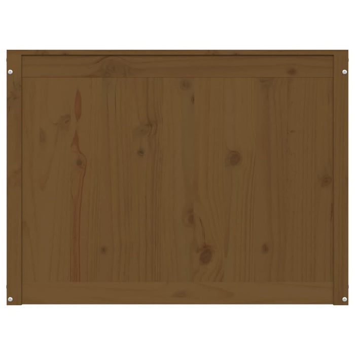 Portabiancheria 88,5 x 44 x 66 cm in legno massello di pino marrone miele 02_0006157