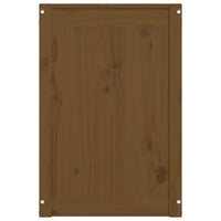 Contenitore per Bucato Ambra 88,5x44x66 cm Legno Massello Pino 823572