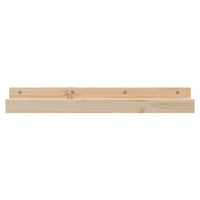 Mensole da Parete 2 pz 80x12x9cm in Legno Massello di Pino cod mxl 50286