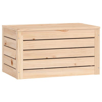 Contenitore Portaoggetti 59,5x36,5x33 cm Legno Massello Pino