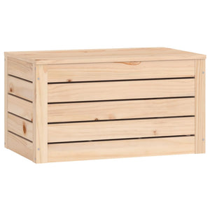 Contenitore Portaoggetti 59,5x36,5x33 cm Legno Massello Pino