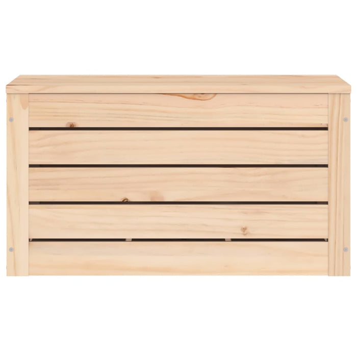 Contenitore Portaoggetti 59,5x36,5x33 cm Legno Massello Pino