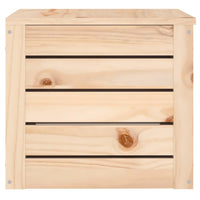 Contenitore Portaoggetti 59,5x36,5x33 cm Legno Massello Pino