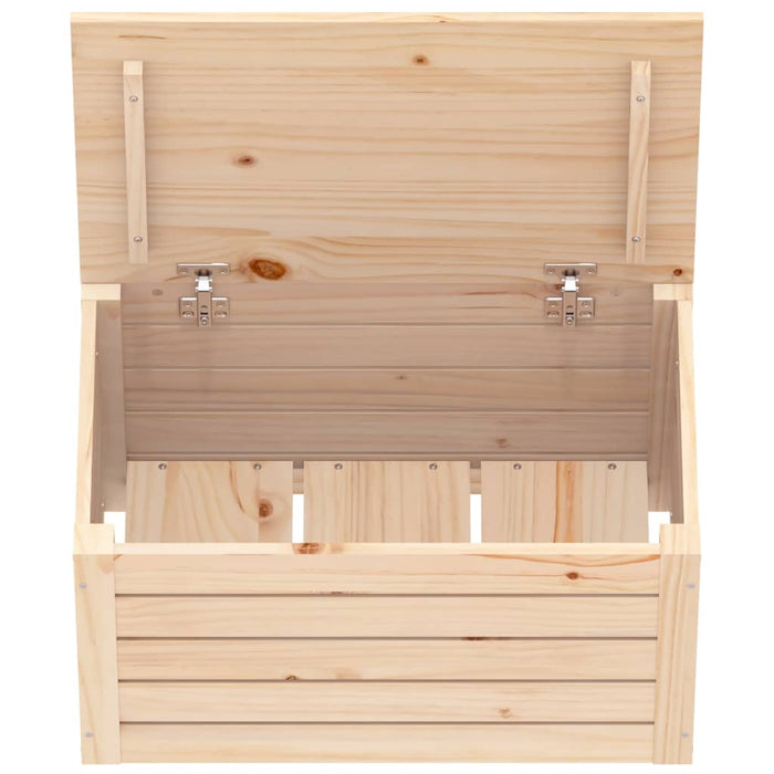 Contenitore Portaoggetti 59,5x36,5x33 cm Legno Massello Pino