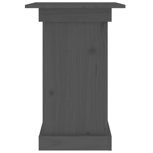 Portafiori grigio 40x40x60 cm in Legno Massello di Pino cod mxl 61222