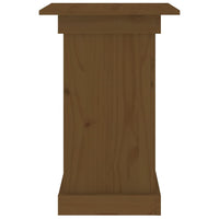 Portafiori Marrone Ambra 40x40x60 cm in Legno Massello di Pino 823632