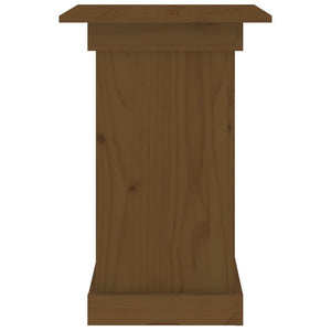 Portafiori Marrone Ambra 40x40x60 cm in Legno Massello di Pino 823632