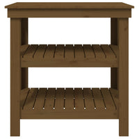 Banco da Lavoro Ambra 78,5x50x80 cm in Legno Massello di Pino 823642