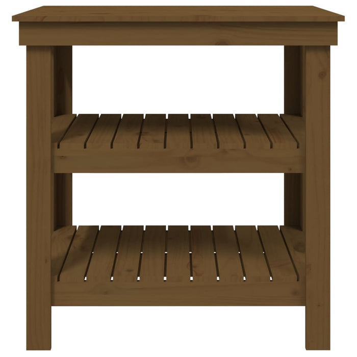 Banco da Lavoro Ambra 78,5x50x80 cm in Legno Massello di Pino 823642