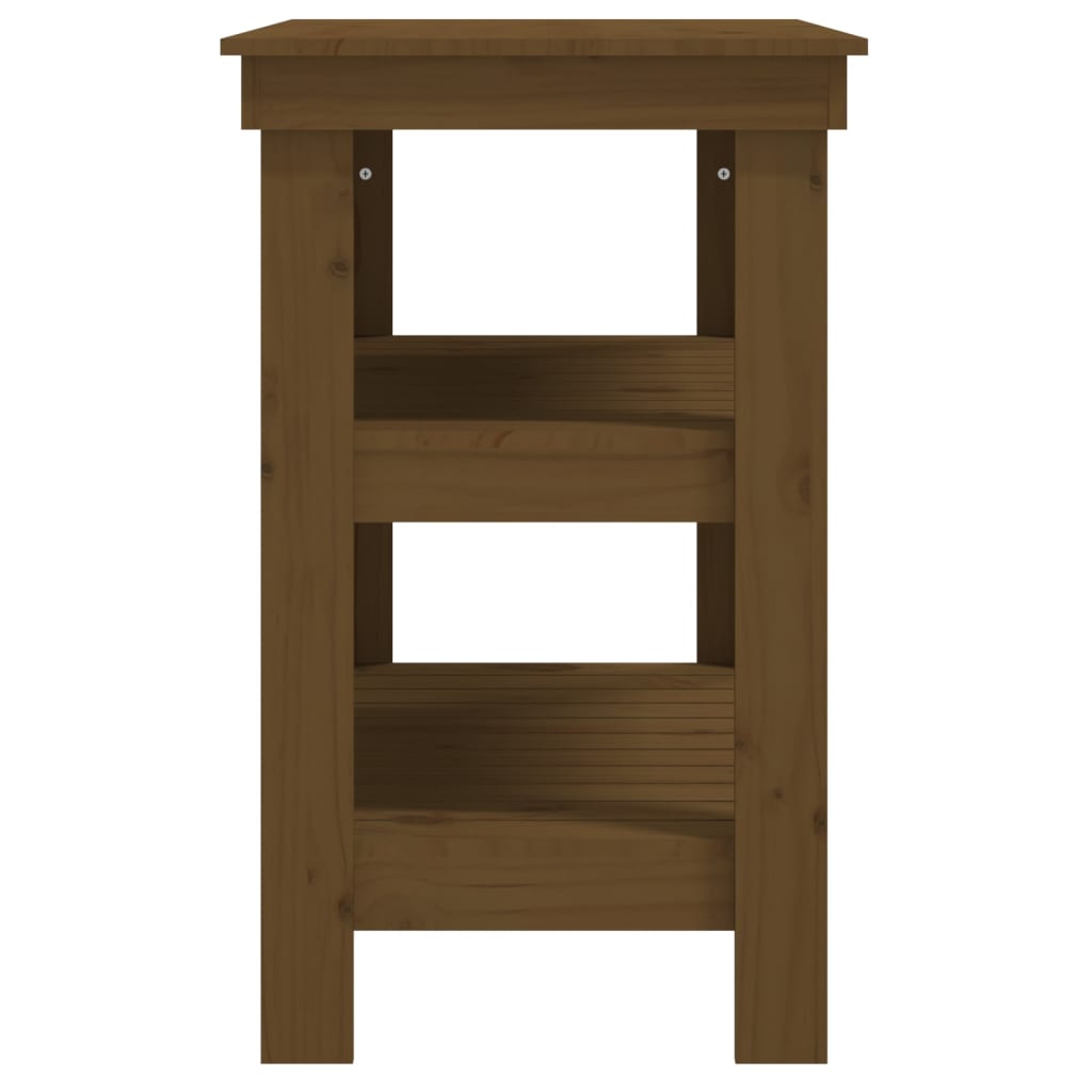 Banco da Lavoro Ambra 78,5x50x80 cm in Legno Massello di Pino 823642