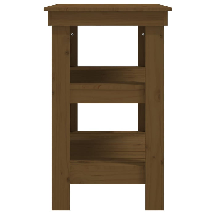 Banco da Lavoro Ambra 78,5x50x80 cm in Legno Massello di Pino 823642