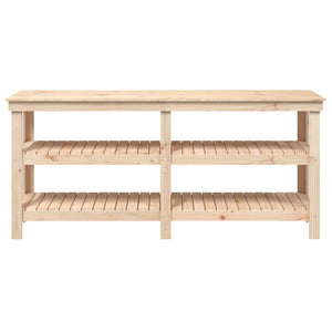 Banco da Lavoro 181x50x80 cm in Legno Massello di Pino cod mxl 9349