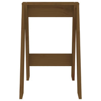 Sgabelli 2 pz Ambra 40x40x60 cm in Legno Massello di Pino 823667