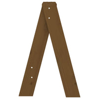 Sgabelli 2 pz Ambra 40x40x60 cm in Legno Massello di Pino 823667