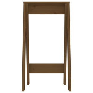 Sgabelli 2 pz Miele 40x40x75 cm in Legno Massello di Pino cod mxl 50108