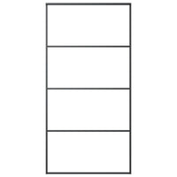 Porta Scorrevole con Ferramenta 102,5x205cm Vetro ESG Alluminio 3152149