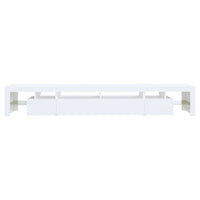 Mobile Porta TV con Luci LED Bianco 260x36,5x40 cm 3152778