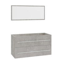 Set Mobili da Bagno 3 pz Grigio Cemento 3152851
