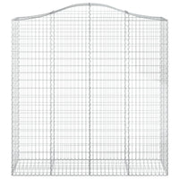 Cesto Gabbione ad Arco 200x50x200/220 cm Ferro Zincatocod mxl 129489