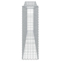 Cesto Gabbione ad Arco 400x30x100/120 cm Ferro Zincato cod mxl 39749