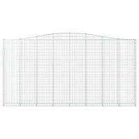 Cesto Gabbione ad Arco 400x30x200/220 cm Ferro Zincatocod mxl 81570