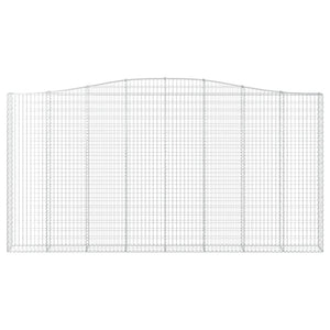 Cesto Gabbione ad Arco 400x30x200/220 cm Ferro Zincatocod mxl 81570