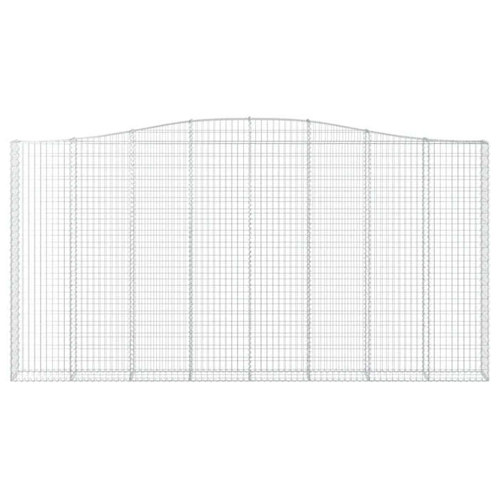Cesto Gabbione ad Arco 400x30x200/220 cm Ferro Zincatocod mxl 81570