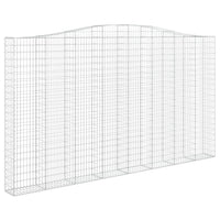 Cesto Gabbione ad Arco 400x30x220/240 cm Ferro Zincato 153411