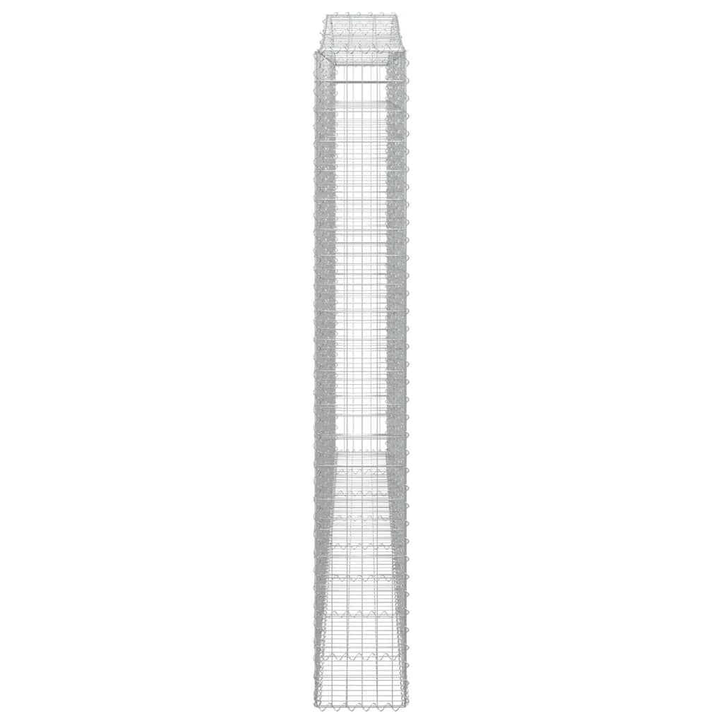 Cesto Gabbione ad Arco 400x30x220/240 cm Ferro Zincato cod mxl 50200