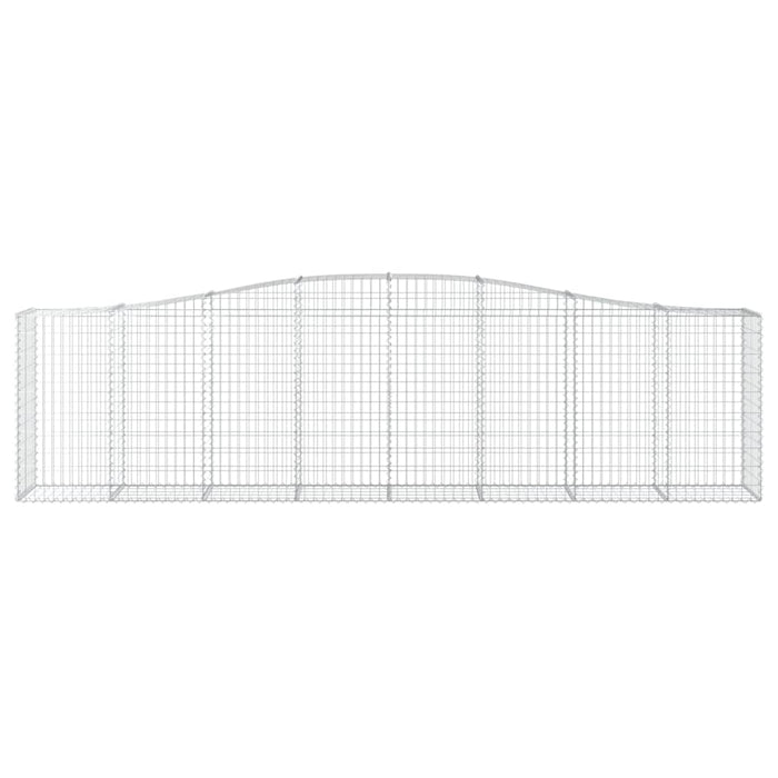 Cesto Gabbione ad Arco 400x50x100/120 cm Ferro Zincato cod mxl 68373