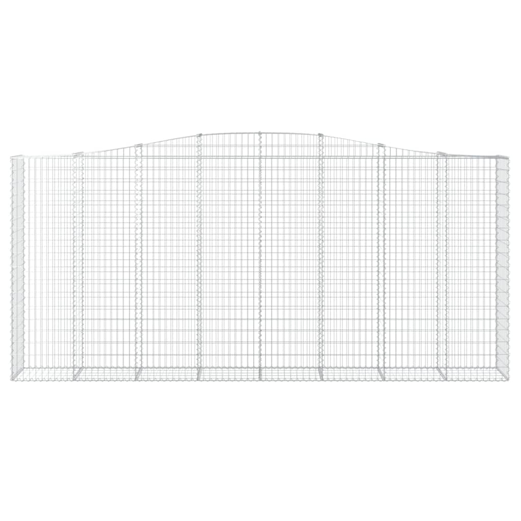 Cesto Gabbione ad Arco 400x50x180/200 cm Ferro Zincato 153419